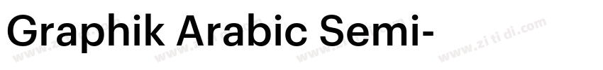 Graphik Arabic Semi字体转换